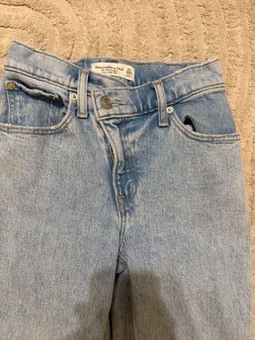 Abercrombie & Fitch Light Blue High-Rise Jeans